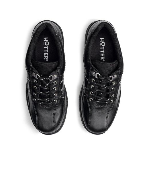 Hotter Black Mist Gtx Wide Fit Shoes