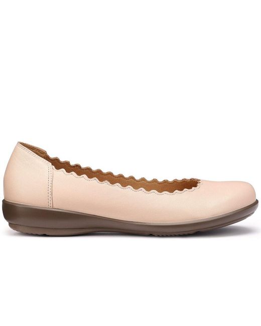 Hotter Pink Eider Ballet Pumps
