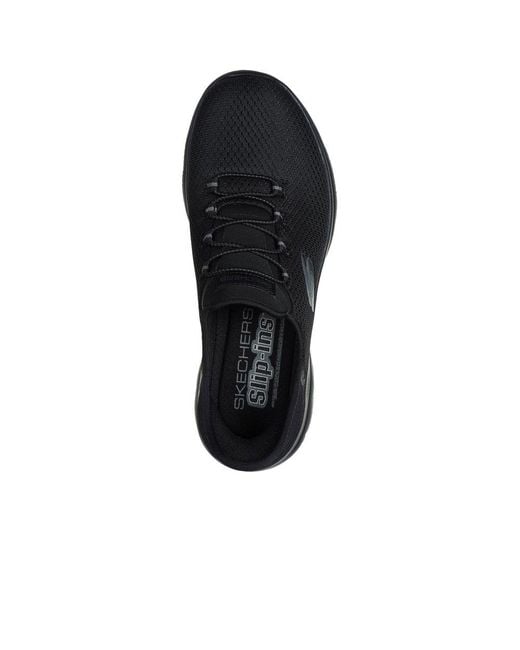 Skechers Black Summits-Diamond Dream Trainers