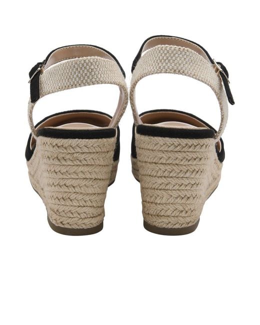 Ravel Black Denwick Espadrille Wedges