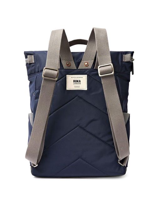 Roka Blue Camden J Med Stripe Backpack
