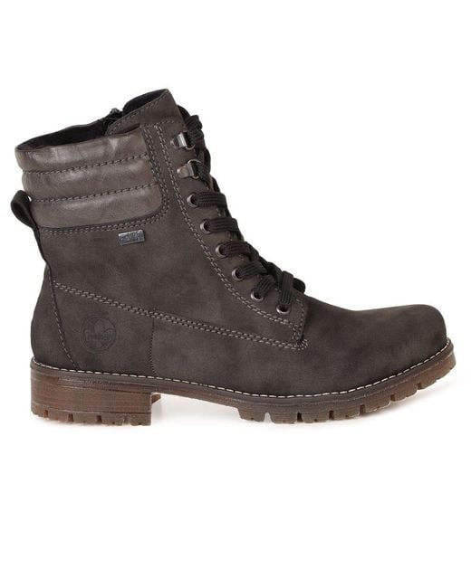 Rieker Brown Middleham Ankle Boots