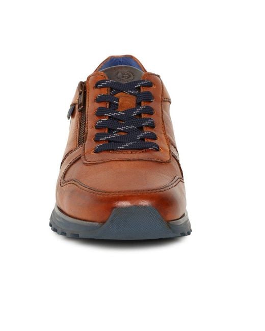 Bugatti Brown Crome Trainers for men