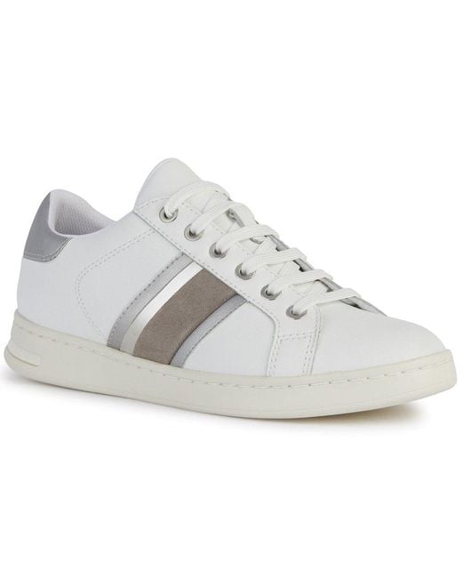 Geox White D Jaysen E Trainers