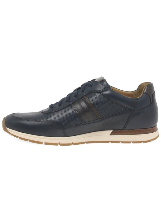 Gabor Blue Barlow Trainers for men
