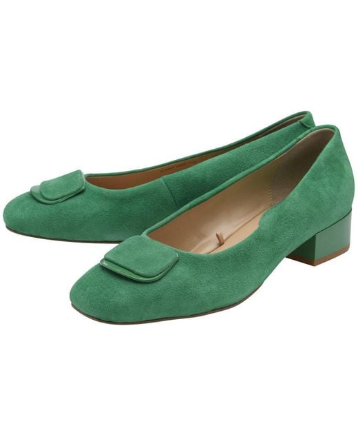 Lotus Green Valentina Pumps