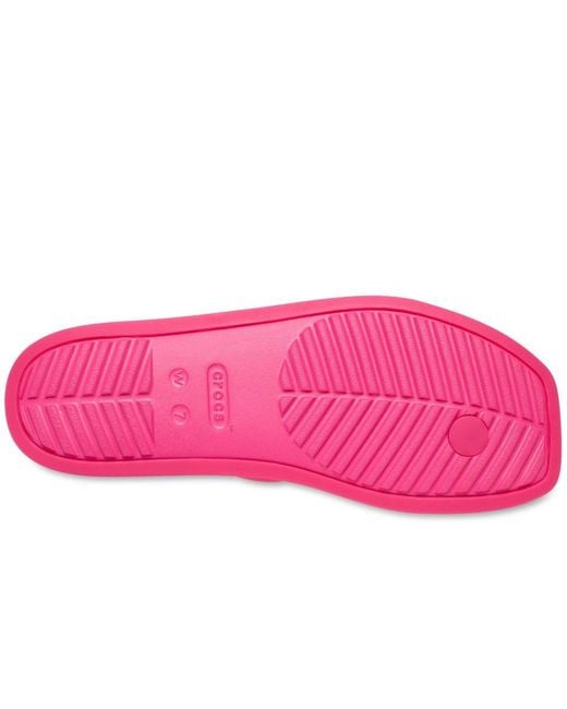 CROCSTM Pink Miami Toe Loop Sandal Dragon Fruit Sandals