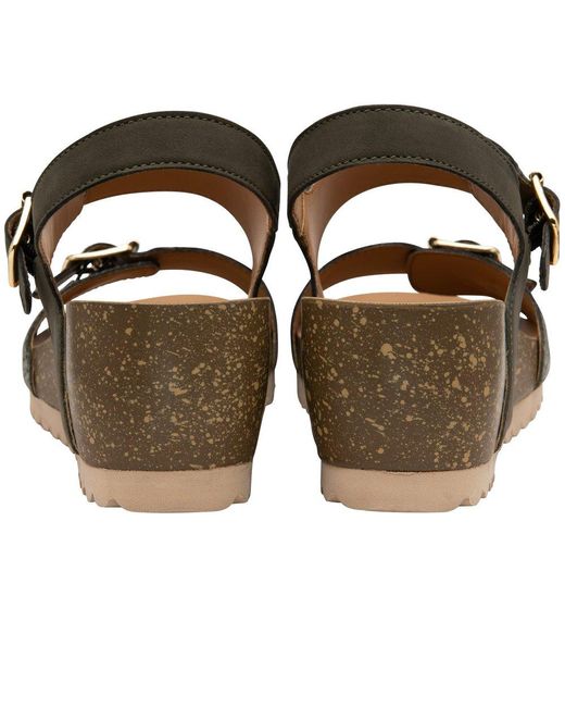 Lotus Metallic Brynlee Sandals