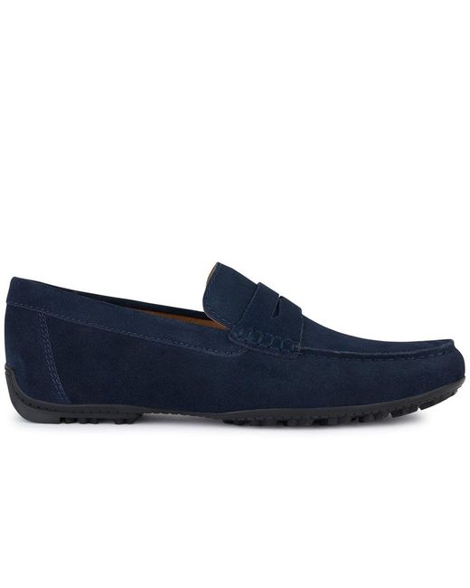 Geox Blue U Kosmopolis + Grip Moccasins for men