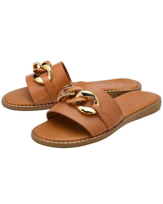 Lotus Brown Vida Sandals