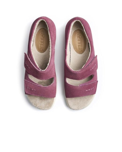 Hotter Pink Siesta Slippers