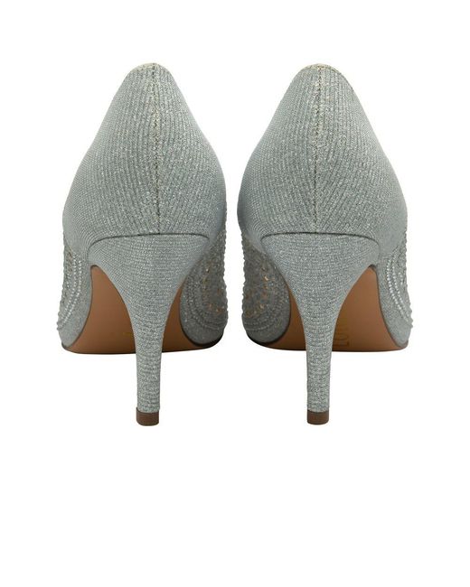 Lotus White Viva Court Shoes