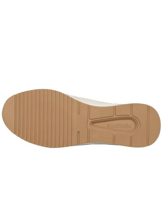 Remonte White Arial Trainers Colour: 80 Off Lea