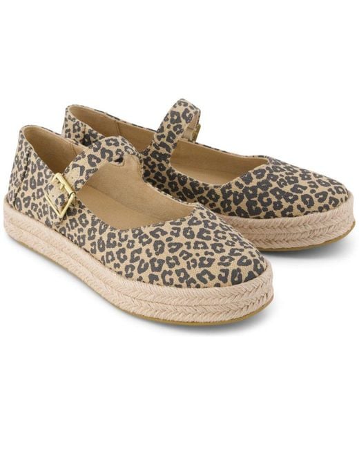 TOMS Metallic Carolina Mary Jane Shoes