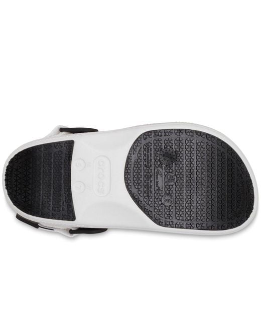 CROCSTM White Classic Work Clogs for men
