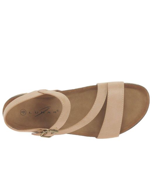 Lunar Blue Cluster Wedge Sandal