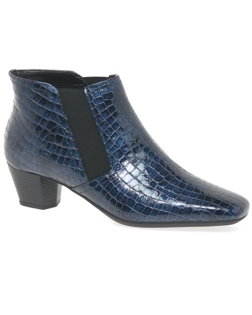 Charles Clinkard Blue Handson Womens Ankle Boots