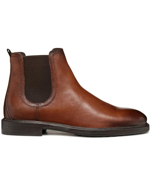 Geox Brown U Tiberio A Boots for men