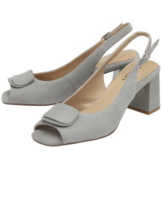 Lotus Metallic Josefa Heeled Sandals