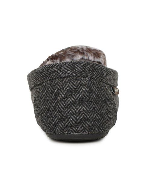 Goodyear Black Hendrix Full Slippers for men