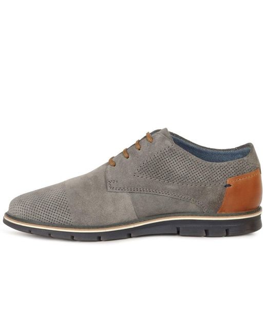 Bugatti Gray Story Trainers for men