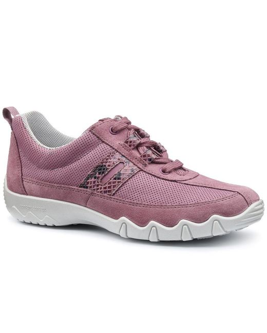 Hotter Purple Leanne Ii Wide Trainers