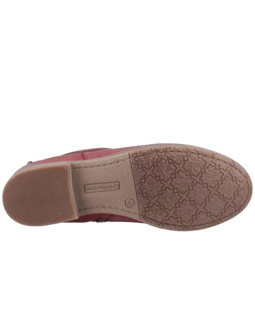 Hush Puppies Brown Emilia Ankle Boots