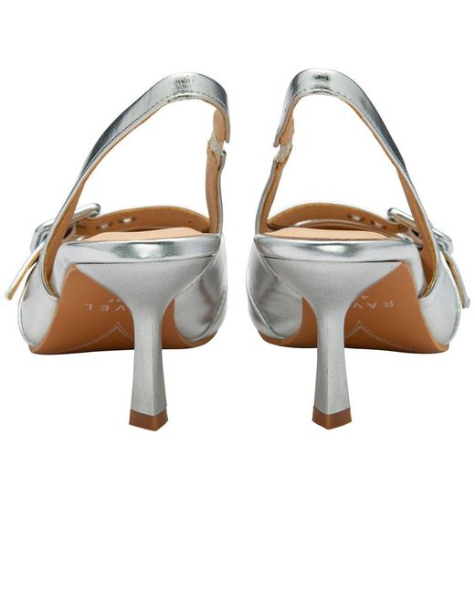 Ravel Blue Dalry Slingback Court Shoes