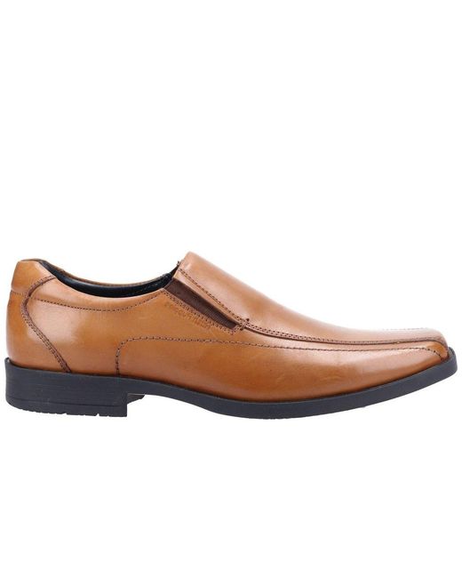 Hush Puppies Brown Brody Slip On Shoes for men