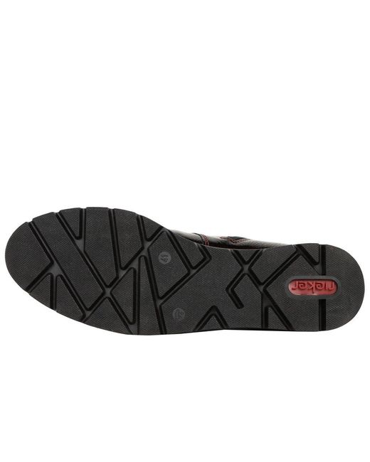 Rieker Black Nevada Ankle Boots
