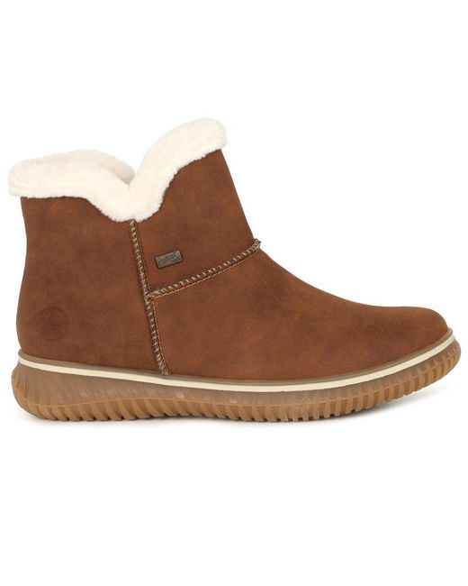 Rieker Brown Massachusetts Ankle Boots
