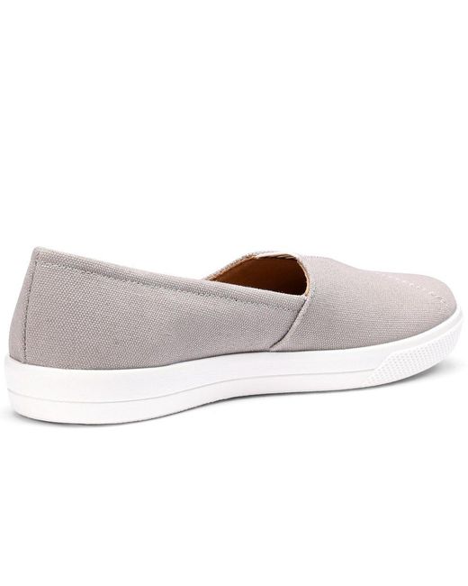 Hotter Gray Laurel Canvas Shoes