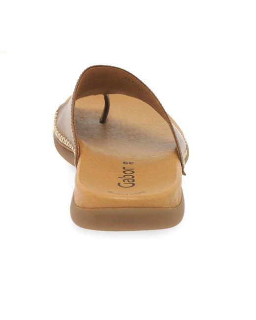 Gabor Brown Lanzarote Sandals
