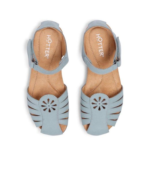 Hotter Blue Dinaric Sandals