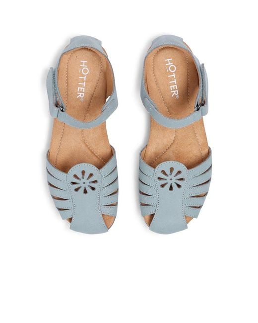 Hotter Blue Dinaric Sandals