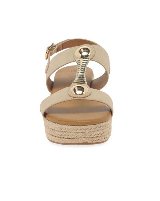 Lunar (GRS) Metallic Ravena Espadrille Sandals
