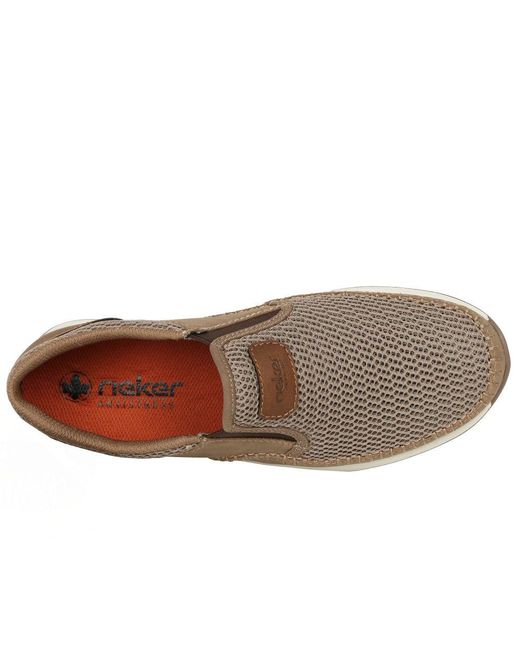 Rieker Brown Mantle Shoes for men