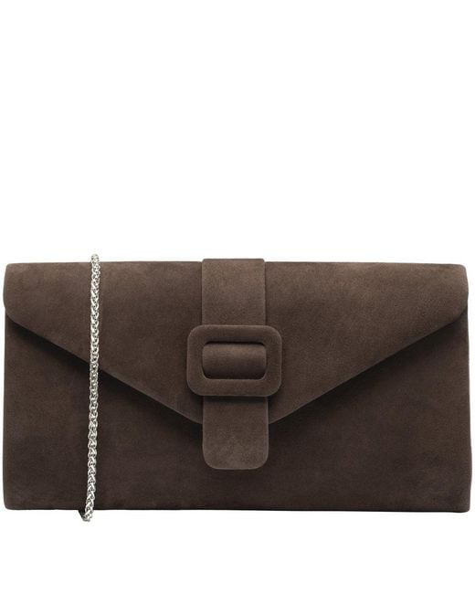 Lotus Brown Aletta Clutch Bag
