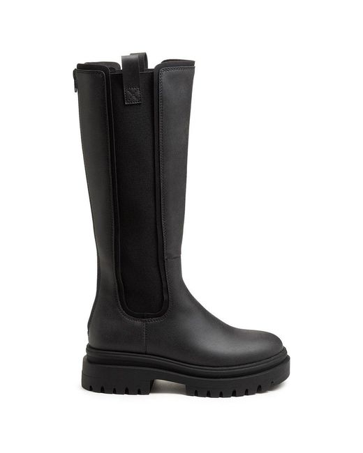 Rocket Dog Black Drea Knee High Boots