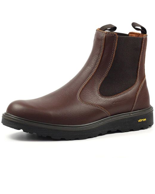 Grisport Brown Crieff Chelsea Boots for men