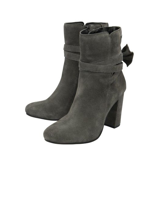 Lotus Black Alder Ankle Boots