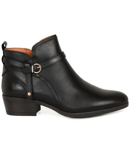 Pikolinos Black Dixie Ankle Boots