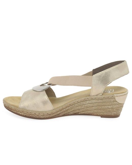 Rieker Multicolor Alula Wedge Heel Sandals