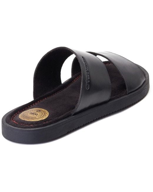 Base London Black Maven Sliders for men