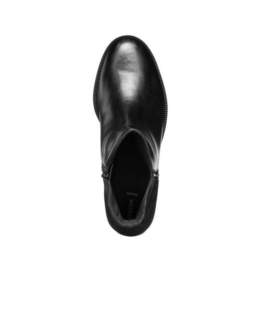 Geox Black D Camexia Ankle Boots