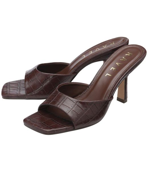 Ravel Brown Birkshaw Heeled Sandals