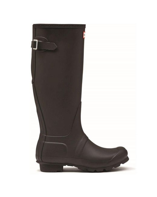 Hunter Black Original Tall Back Adjustable Wellingtons