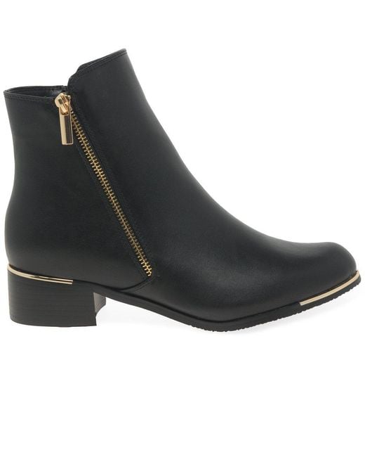 Lunar (GRS) Black Brise Ankle Boots
