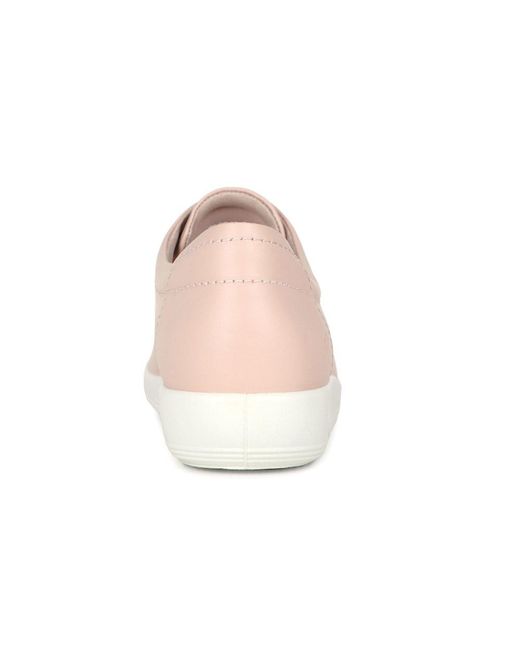 Ecco Pink Soft 2 Lace Trainers