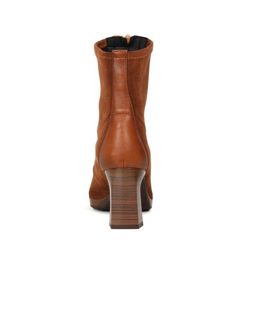 Hispanitas Brown Ankara Ankle Boots